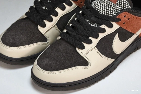 Low Dunk Panda  FV0305-200 Nike Red 0905